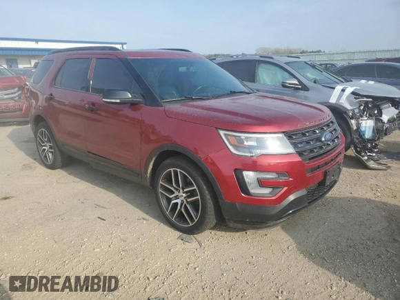 2016 Ford Explorer Sport with VIN 1FM5K8GT1GGC25930, listed as a Copart auction lot 54851565 with 125,691 mi miles and Non Repairable. Bid and sale history available at carsss.com. Image 4.