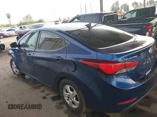 2015 Hyundai Elantra SE with VIN 5NPDH4AE7FH645154, listed as a IAAI auction lot 41830124 with 127,190 mi miles and . Bid and sale history available at DreamBid. Image 3.