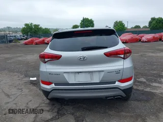 2017 Hyundai Tucson Sport with VIN KM8J3CA29HU596173, listed as a IAAI auction lot 42191106 with 52,598 mi miles and . Bid and sale history available at DreamBid. Image 17.