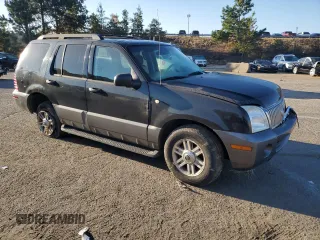 2005 Mercury Mountaineer Convenience with VIN 4M2DU86K55UJ09951, listed as a Copart auction lot 77800434 with 189,883 mi miles and Salvage title. Bid and sale history available at DreamBid. Image 4.