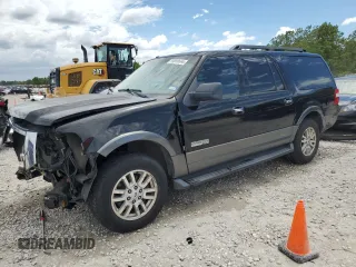 2007 Ford Expedition EL XLT with VIN 1FMFK15537LA92630, listed as a Copart auction lot 59059594 with 239,346 mi miles and Salvage Title. Bid and sale history available at carsss.com. Image 1.