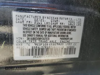 2021 Nissan Sentra SV with VIN 3N1AB8CV5MY247579, listed as a Copart auction lot 49527915 with 77,715 mi miles and Salvage Title. Bid and sale history available at DreamBid. Image 12.