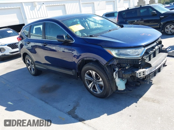 2019 Honda CR-V LX with VIN 2HKRW5H37KH415257, listed as a IAAI auction lot 41879318 with 156,721 mi miles. Bid and sale history available at carsss.com. Image 1.