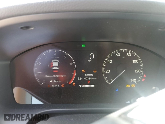 2024 Honda HR-V LX with VIN 3CZRZ1H37RM726315, listed as a Copart auction lot 45755235 with 3,249 mi miles and Salvage Title. Bid and sale history available at carsss.com. Image 9.