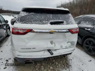 2020 Chevrolet Traverse High Country with VIN 1GNEVNKW1LJ214717, listed as a Copart auction lot 81222304 with 122,915 mi miles and Salvage Title. Bid and sale history available at carsss.com. Image 6.