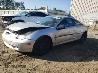 2002 Toyota Celica GT with VIN JTDDR32T720140842, listed as a Copart auction lot 72328524 with 225,259 mi miles and Salvage Title. Bid and sale history available at carsss.com. Image 1.