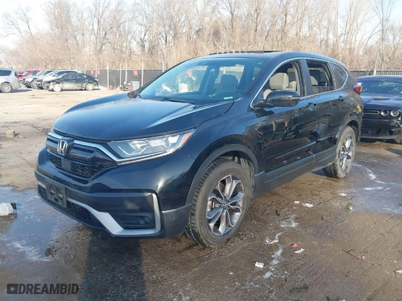 2020 Honda CR-V EX with VIN 7FARW2H58LE006835, listed as a IAAI auction lot 41678937 with 53,000 mi miles. Bid and sale history available at carsss.com. Image 2.