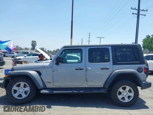 2020 Jeep Wrangler Unlimited Sport S с VIN 1C4HJXDN3LW268895, выставлен на аукционе IAAI как лот 42555660 с пробегом 60 962 миль миль и . История ставок и продаж доступна на DreamBid. Изображение 17.
