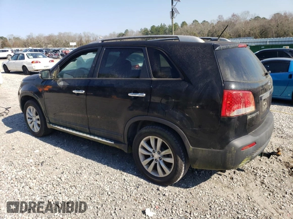 2011 Kia Sorento LX with VIN 5XYKT4A22BG164712, listed as a Copart auction lot 46077795 with 206,820 mi miles and Clean Title. Bid and sale history available at DreamBid. Image 2.