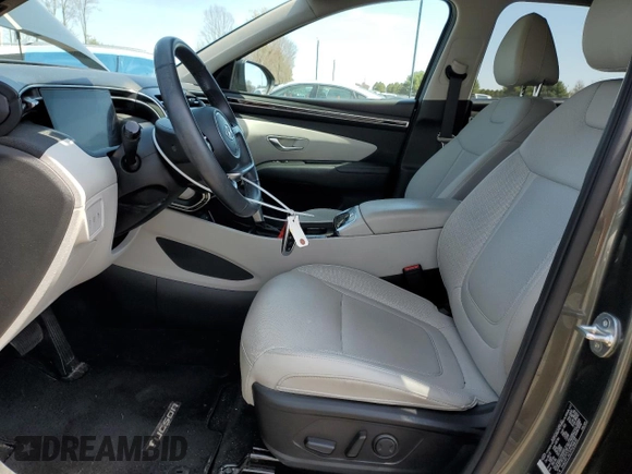 2023 Hyundai Tucson SEL with VIN 5NMJFCAE3PH210830, listed as a Copart auction lot 53682455 with 21,535 mi miles and Salvage Title. Bid and sale history available at DreamBid. Image 7.