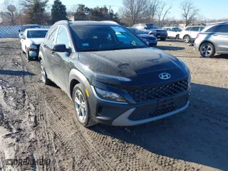 2023 Hyundai Kona SEL with VIN KM8K3CAB4PU019621, listed as a IAAI auction lot 41668932 with 10,530 mi miles. Bid and sale history available at carsss.com. Image 1.