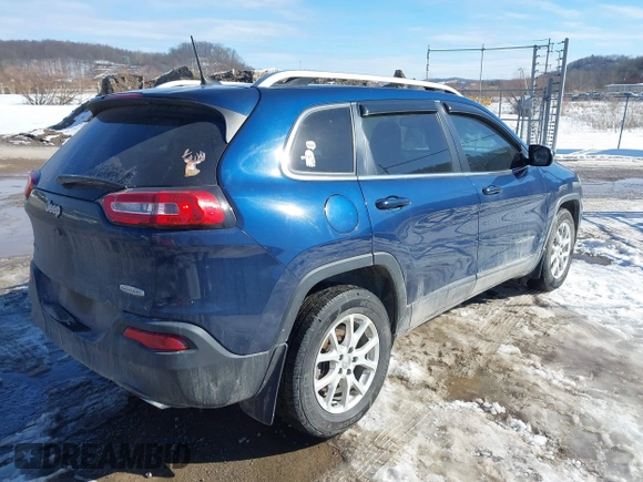 2018 Jeep Cherokee Latitude Plus with VIN 1C4PJMLX0JD529969, listed as a IAAI auction lot 41412343 with 98,506 mi miles. Bid and sale history available at carsss.com. Image 4.