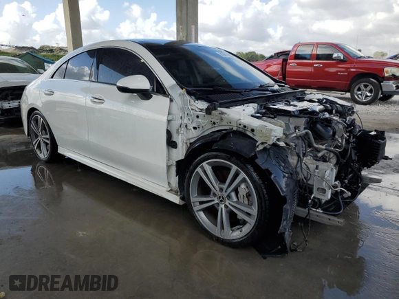 2020 Mercedes-Benz CLA with VIN WDD5J5BB6LN073031, listed as a Copart auction lot 45507525 with 52,747 mi miles and Clean Title. Bid and sale history available at carsss.com. Image 4.