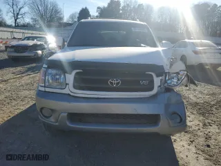 2001 Toyota Sequoia SR5 with VIN 5TDZT34A91S042989, listed as a Copart auction lot 89133665 with 285,365 mi miles and Salvage Title. Bid and sale history available at carsss.com. Image 5.