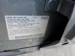 2023 Audi Q5 S line Premium with VIN WA1GAAFY5P2091998, listed as a Copart auction lot 42905015 with 14,041 mi miles and Salvage title. Bid and sale history available at DreamBid. Image 13.