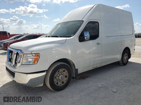 2012 Nissan NV S with VIN 1N6AF0LY0CN107784, listed as a Copart auction lot 77251114 with Not provided miles and Salvage title. Bid and sale history available at DreamBid. Image 1.