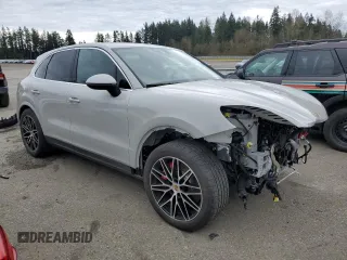 2024 Porsche Cayenne S with VIN WP1AL2AY3RDA34658, listed as a Copart auction lot 49486945 with 5,129 mi miles and Salvage title. Bid and sale history available at DreamBid. Image 4.