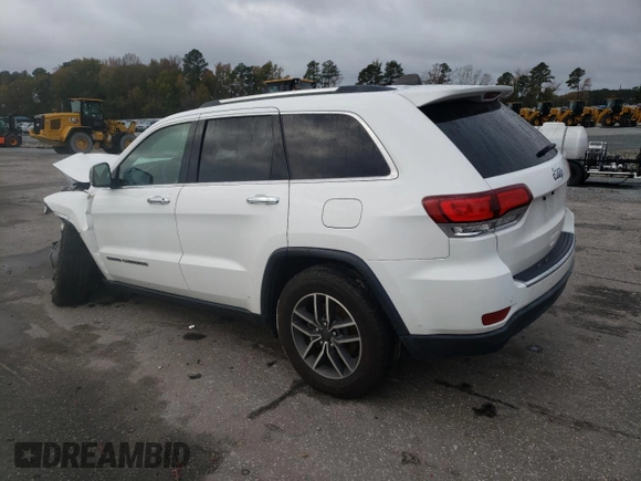 2021 Jeep Grand Cherokee Limited with VIN 1C4RJEBG1MC571318, listed as a Copart auction lot 80360894 with 66,976 mi miles and Salvage title. Bid and sale history available at DreamBid. Image 2.