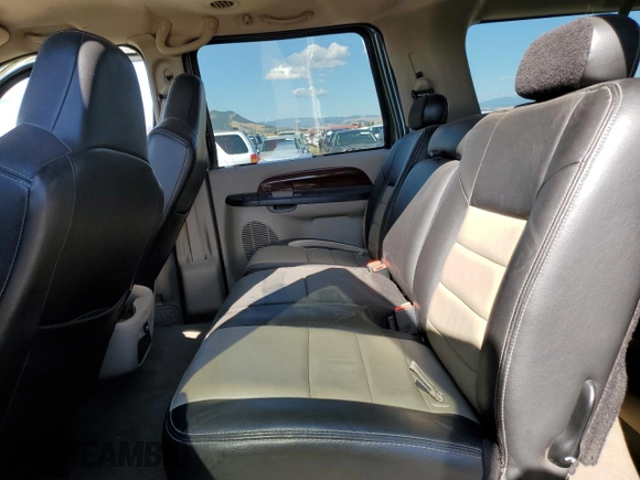 2005 Ford Excursion Eddie Bauer with VIN 1FMSU45P85ED42974, listed as a Copart auction lot 64647644 with Not provided miles and Clean title. Bid and sale history available at DreamBid. Image 12.