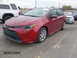 2023 Toyota Corolla LE with VIN 5YFB4MDE9PP072874, listed as a IAAI auction lot 41895280 with 17,506 mi miles. Bid and sale history available at carsss.com. Image 2.