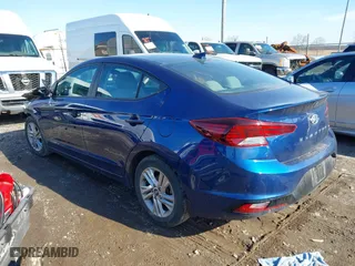 2020 Hyundai Elantra Value Edition with VIN 5NPD84LF0LH630996, listed as a IAAI auction lot 41566447 with 37,017 mi miles. Bid and sale history available at carsss.com. Image 3.