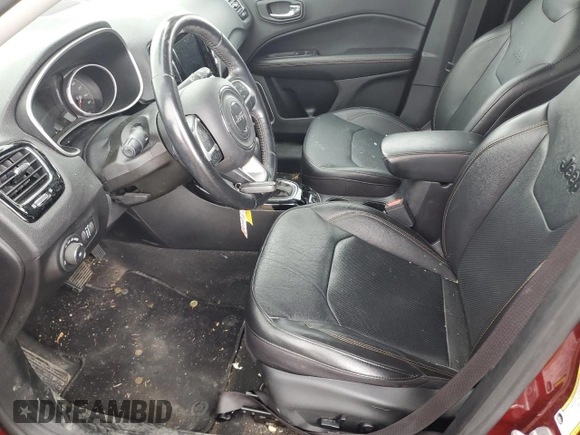 2020 Jeep Compass Limited с VIN 3C4NJDCB0LT233813, выставлен на аукционе Copart как лот 58119515 с пробегом 34 341 миль миль и Списание • Salvage title. История ставок и продаж доступна на DreamBid. Изображение 7.