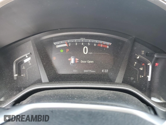 2020 Honda CR-V EX-L with VIN 5J6RW2H83LL024463, listed as a Copart auction lot 61678325 with 44,715 mi miles and Salvage title. Bid and sale history available at DreamBid. Image 9.
