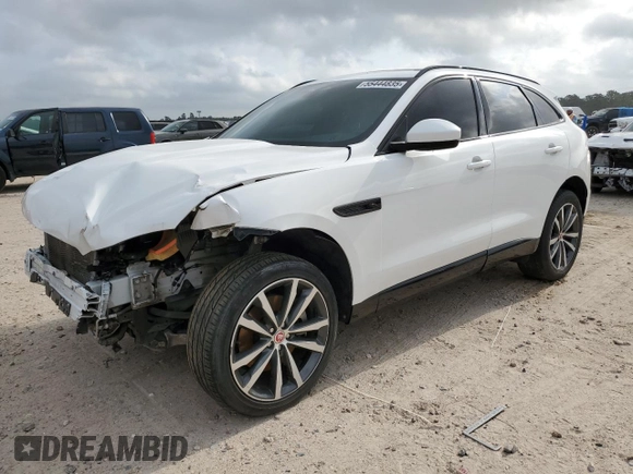 2023 Jaguar F-Pace S with VIN SADCJ2EX4PA706442, listed as a Copart auction lot 55444835 with 31,610 mi miles and Salvage title. Bid and sale history available at DreamBid. Image 1.