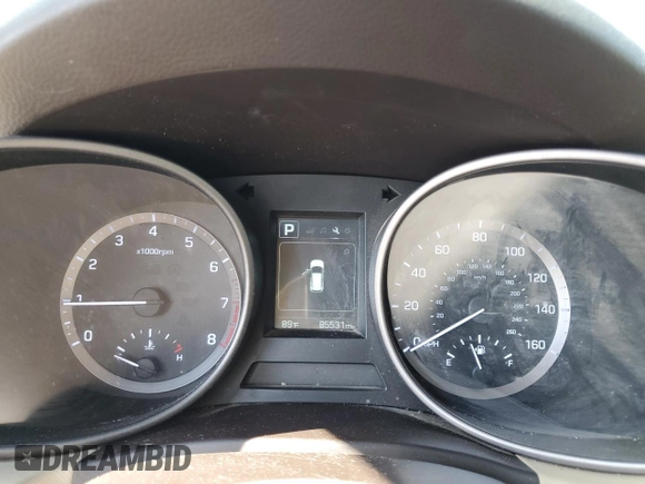 2017 Hyundai Santa Fe 2.4L with VIN 5NMZU3LB5HH012795, listed as a Copart auction lot 58503135 with 85,531 mi miles and Salvage title. Bid and sale history available at DreamBid. Image 9.