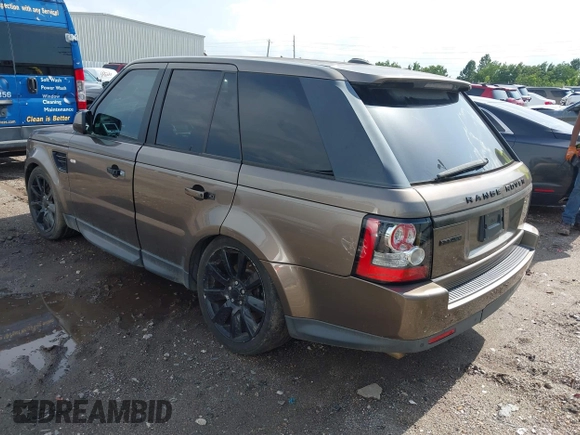 2013 Land Rover Range Rover Sport HSE Lux with VIN SALSK2D42DA788963, listed as a IAAI auction lot 42526592 with 150,522 mi miles and . Bid and sale history available at DreamBid. Image 3.