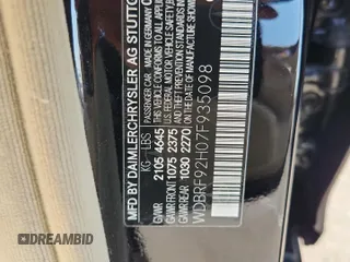2007 Mercedes-Benz C 280 Luxury with VIN WDBRF92H07F935098, listed as a Copart auction lot 64746865 with 130,065 mi miles and Salvage title. Bid and sale history available at DreamBid. Image 12.