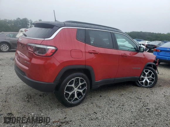 2024 Jeep Compass Limited с VIN 3C4NJDCN9RT138069, выставлен на аукционе Copart как лот 58760815 с пробегом 24 961 миль миль и Чистый • Clean title. История ставок и продаж доступна на DreamBid. Изображение 3.
