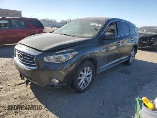 2013 Infiniti JX35 with VIN 5N1AL0MM4DC320804, listed as a Copart auction lot 41757285 with 140,551 mi miles and Salvage Title. Bid and sale history available at carsss.com. Image 1.