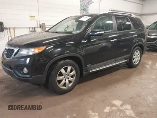 2012 Kia Sorento LX with VIN 5XYKTDA22CG283040, listed as a IAAI auction lot 41948892 with 266,330 mi miles. Bid and sale history available at carsss.com. Image 2.