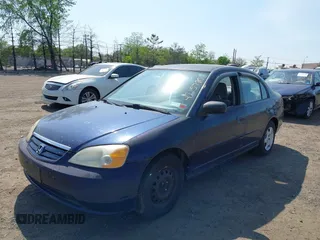 2003 Honda Civic LX with VIN 2HGES16583H594640, listed as a IAAI auction lot 42157801 with 167,981 mi miles. Bid and sale history available at carsss.com. Image 6.