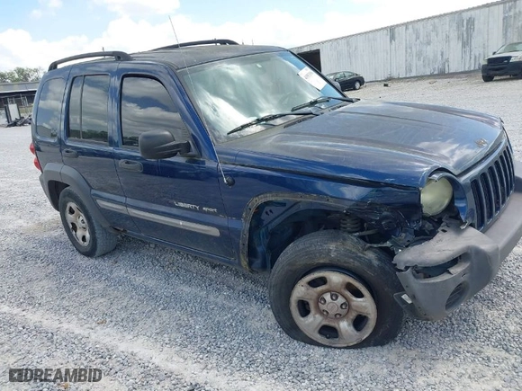 2003 Jeep Liberty Sport with VIN 1J4GL48K13W509951, listed as a IAAI auction lot 41953156 with 246,814 mi miles. Bid and sale history available at carsss.com. Image 1.