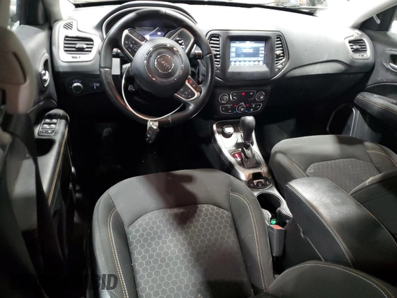 2019 Jeep Compass Sport with VIN 3C4NJDAB0KT598753, listed as a Copart auction lot 45429905 with 72,722 mi miles and Salvage title. Bid and sale history available at DreamBid. Image 8.