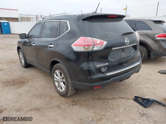 2015 Nissan Rogue SV with VIN KNMAT2MT6FP559323, listed as a IAAI auction lot 41143937 with 1 mi miles. Bid and sale history available at carsss.com. Image 3.