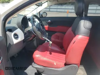 2012 FIAT 500 Lounge with VIN 3C3CFFER7CT109539, listed as a Copart auction lot 61502415 with 105,832 mi miles and Salvage title. Bid and sale history available at DreamBid. Image 7.