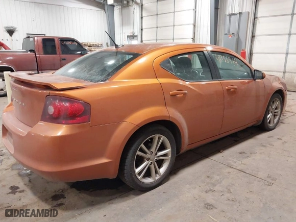 2011 Dodge Avenger Heat with VIN 1B3BD1FG8BN578846, listed as a IAAI auction lot 41155314 with 179,714 mi miles. Bid and sale history available at carsss.com. Image 4.