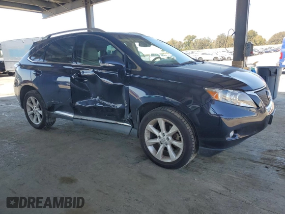 2010 Lexus RX 350 with VIN JTJBK1BA1A2413496, listed as a Copart auction lot 52710295 with 188,185 mi miles and Salvage Title. Bid and sale history available at carsss.com. Image 4.