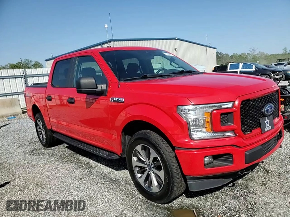 2019 Ford F-150 XL with VIN 1FTEW1E56KFC40037, listed as a Copart auction lot 51906275 with 183,231 mi miles and Salvage Title. Bid and sale history available at carsss.com. Image 13.