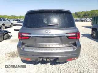2018 Infiniti QX80 z VIN JN8AZ2NC7J9440940, wystawiony jako Copart lot #53384735 z przebiegiem 57 875 mil mil oraz Czysty tytuł • Clean title. Historia ofert i sprzedaży dostępna na DreamBid. Obrazek 6.