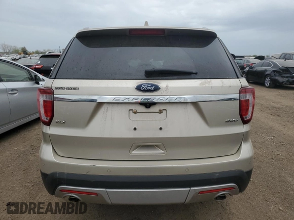 2017 Ford Explorer XLT z VIN 1FM5K8D88HGC64483, wystawiony jako Copart lot #54851925 z przebiegiem Nie podano mil oraz Szkoda całkowita • Salvage title. Historia ofert i sprzedaży dostępna na DreamBid. Obrazek 6.
