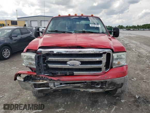 2006 Ford F-250 XL with VIN 1FTSX21546EC29660, listed as a Copart auction lot 54187375 with 87,845 mi miles and Salvage title. Bid and sale history available at DreamBid. Image 5.
