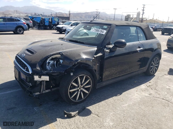 2016 MINI Cooper Convertible S with VIN WMWWG9C51G3C22038, listed as a Copart auction lot 71986764 with 109,071 mi miles and Salvage Title. Bid and sale history available at carsss.com. Image 1.