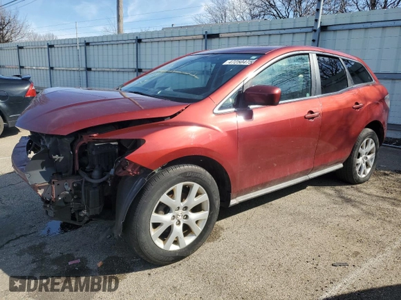 2009 Mazda CX-7 Sport with VIN JM3ER293390226025, listed as a Copart auction lot 47250475 with 219,740 mi miles and Salvage Title. Bid and sale history available at carsss.com. Image 1.