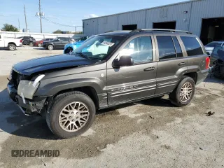 2004 Jeep Grand Cherokee Limited z VIN 1J4GW58S24C374012, wystawiony jako Copart lot #44896325 z przebiegiem 153 978 mil mil oraz Szkoda całkowita • Salvage title. Historia ofert i sprzedaży dostępna na DreamBid. Obrazek 1.