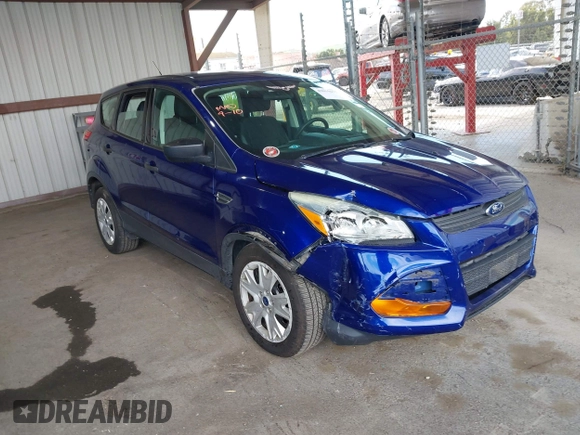 2016 Ford Escape S with VIN 1FMCU0F78GUC00113, listed as a IAAI auction lot 42015077 with 98,890 mi miles. Bid and sale history available at carsss.com. Image 1.