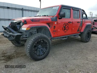 2021 Jeep Gladiator Sport S z VIN 1C6JJTAG3ML550206, wystawiony jako Copart lot #45973855 z przebiegiem 60 867 mil mil oraz Szkody całkowita. Historia ofert i sprzedaży dostępna na DreamBid. Obrazek 1.